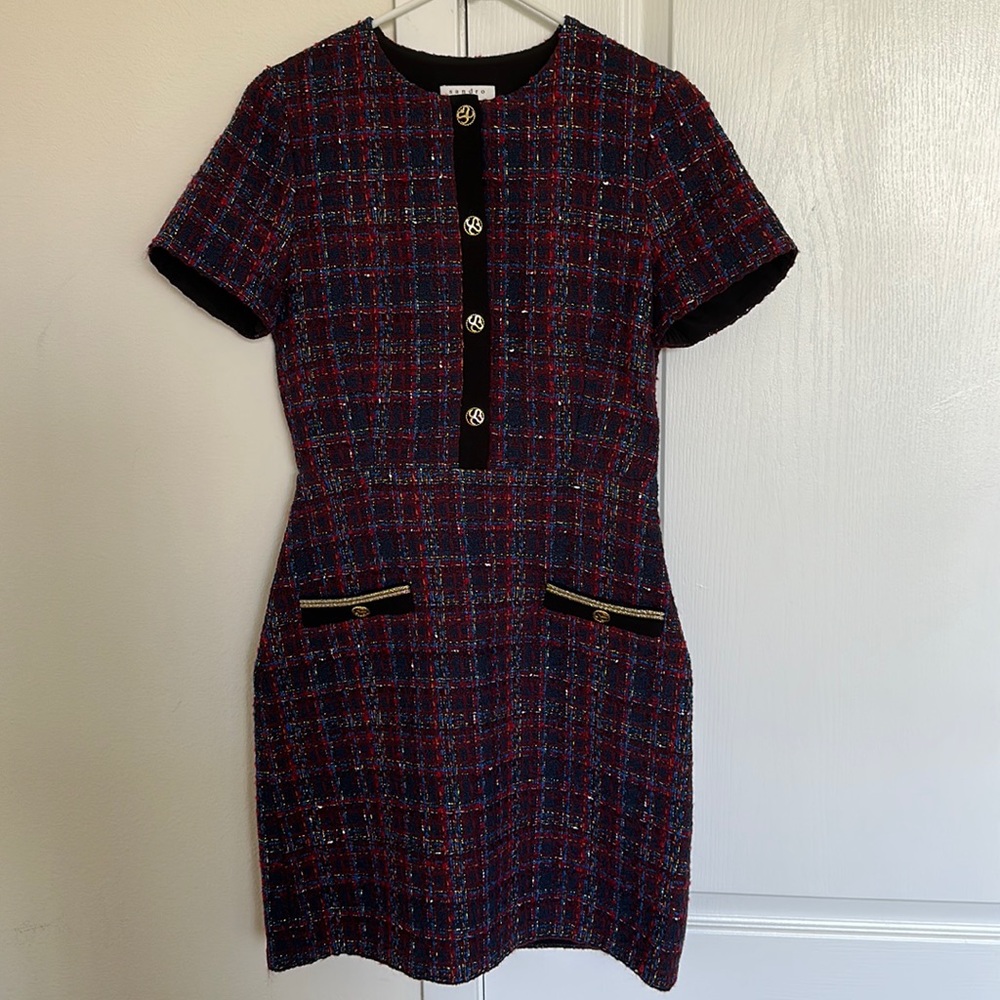 Sandro Tweed Dress